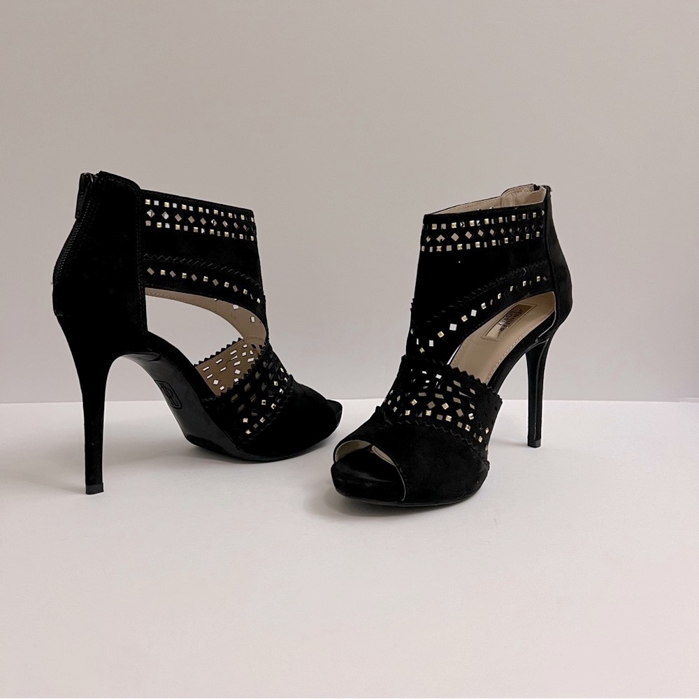 Jennifer Lopez Sweet Gum Cutout High Heels- Black - Picture 8 of 10